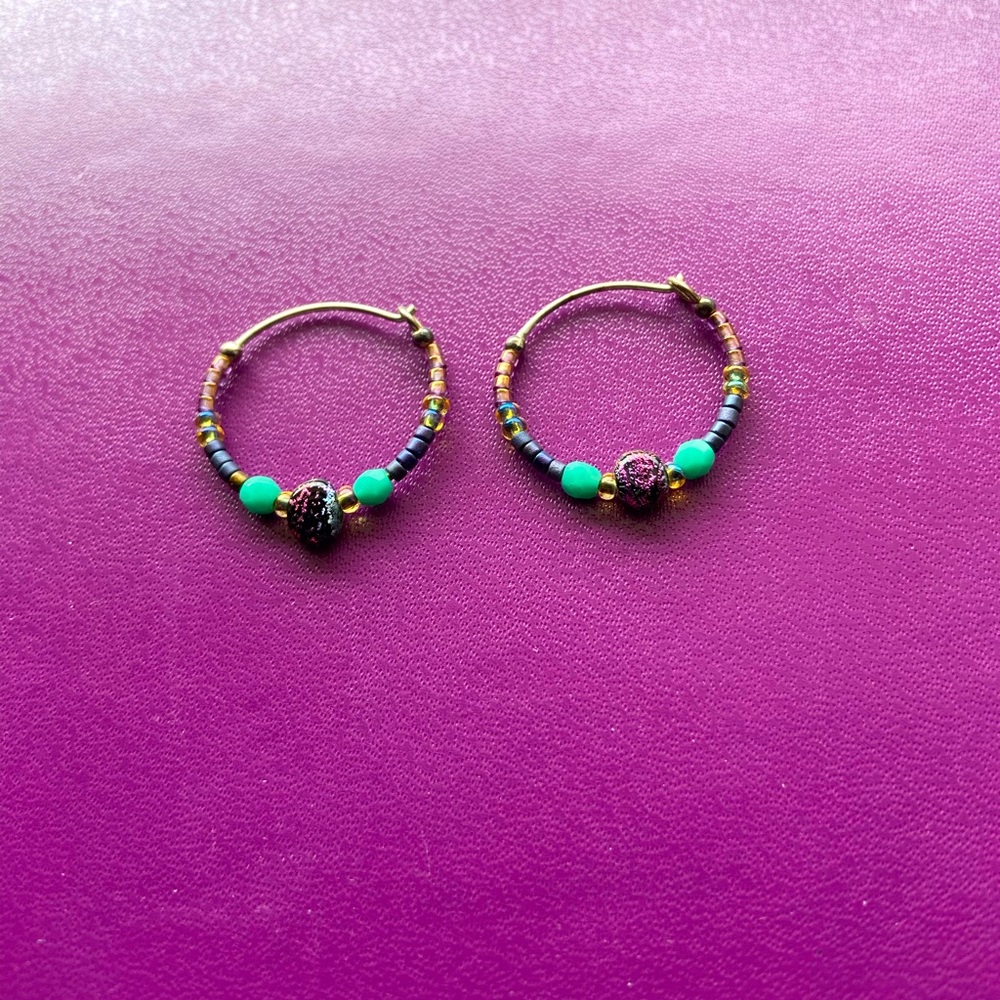 Fun, hoop earrings!